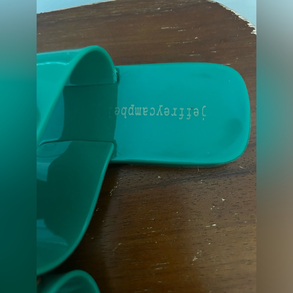 DONATED! Anthropologie Jeffrey Campbell Jelly Sandals NWT! - Picture 9 of 11